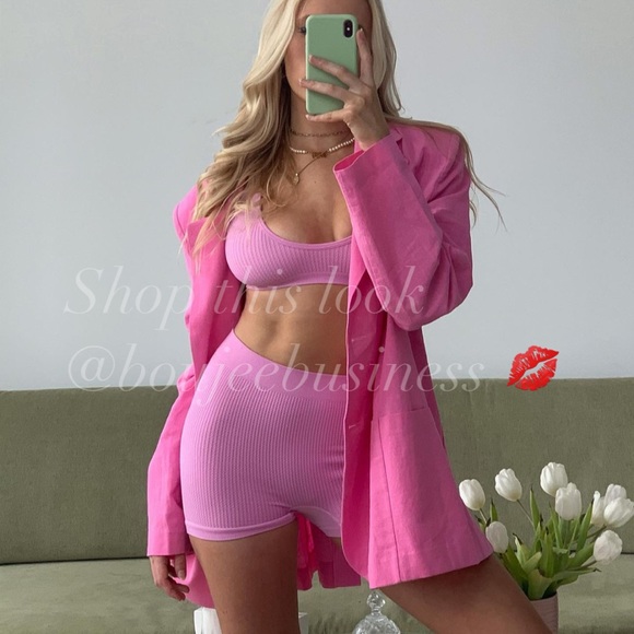 ZARA BNWT Seamless Top + Shorts 2pc Coord Set - Picture 3 of 16